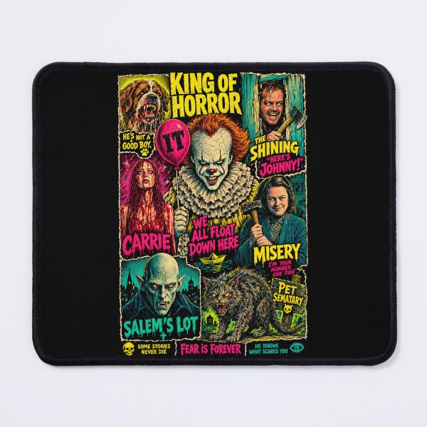 Item preview, Stephen King - Retro Horror Collage 2 designed and sold by Le-Freak.