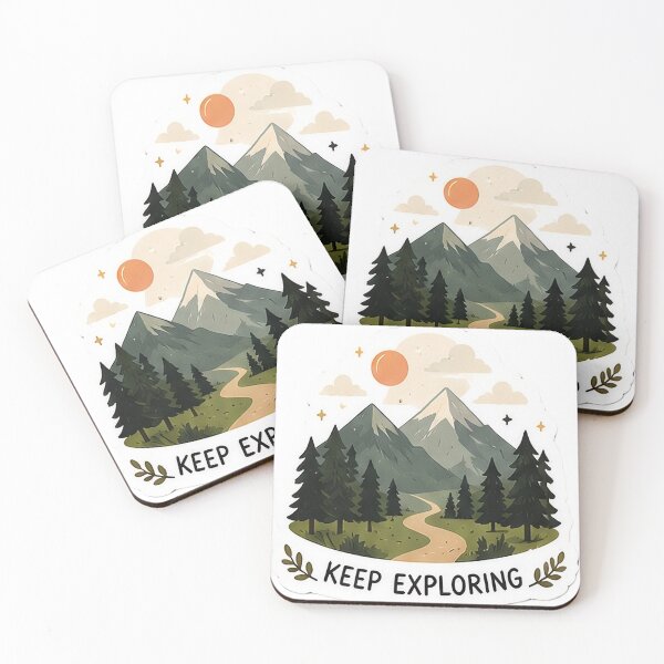 Item preview, Keep Exploring Mountain Adventure designed and sold by denybz.