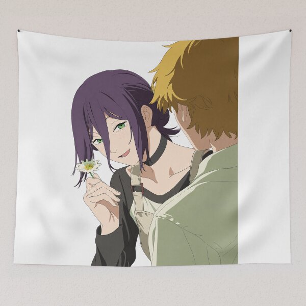 Item preview, Reze Flower Moment with Denji designed and sold by Migi-Desu.