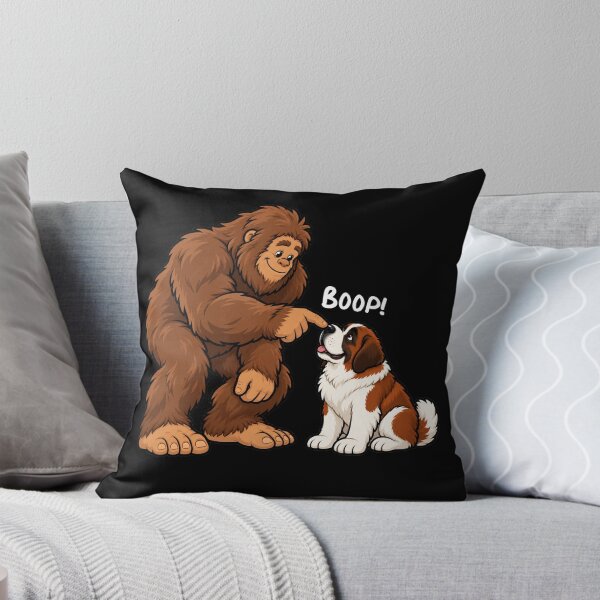 Item preview, Bigfoot and Saint Bernard Boop Fun Design Sasquatch designed and sold by rafaeltto.
