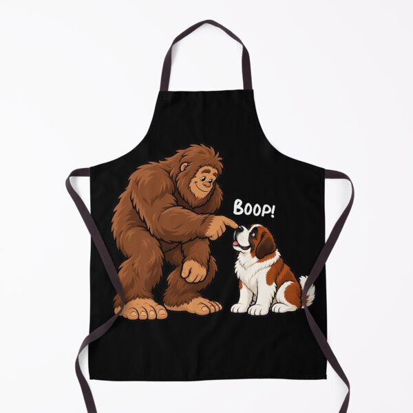 Item preview, Bigfoot and Saint Bernard Boop Fun Design Sasquatch designed and sold by rafaeltto.