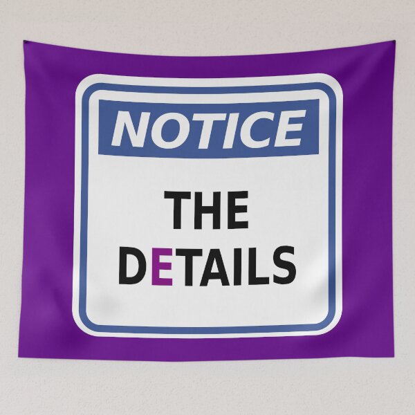 Item preview, Notice the Details designed and sold by Karate Octopus.