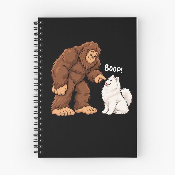 Item preview, Bigfoot and Samoyed Boop Fun Design Sasquatch designed and sold by rafaeltto.