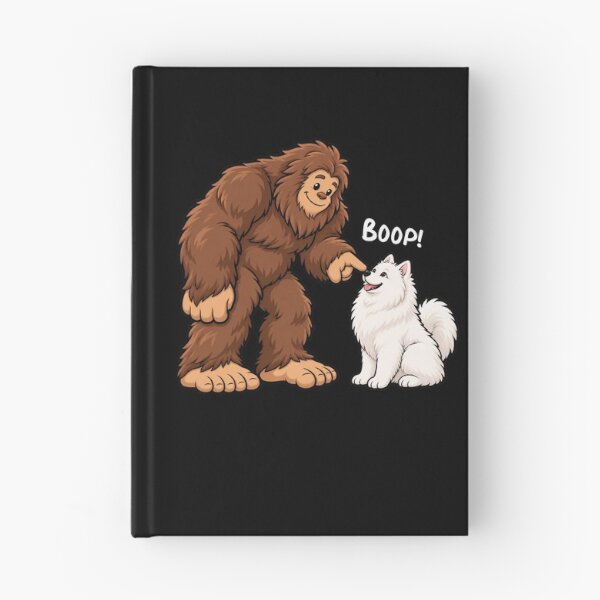 Item preview, Bigfoot and Samoyed Boop Fun Design Sasquatch designed and sold by rafaeltto.