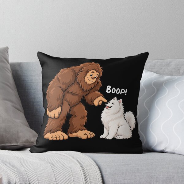 Item preview, Bigfoot and Samoyed Boop Fun Design Sasquatch designed and sold by rafaeltto.