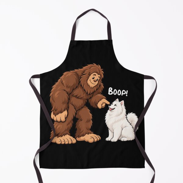Item preview, Bigfoot and Samoyed Boop Fun Design Sasquatch designed and sold by rafaeltto.