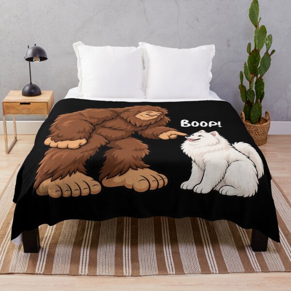 Item preview, Bigfoot and Samoyed Boop Fun Design Sasquatch designed and sold by rafaeltto.