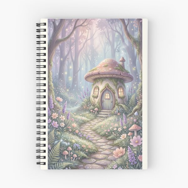 Item preview, Enchanted Fairy Garden Woodland Clearing Illustration designed and sold by Itsheartshop.