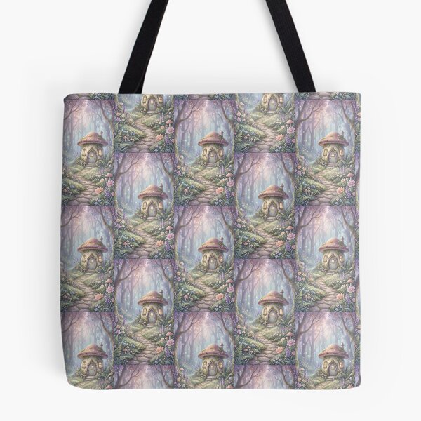 Item preview, Enchanted Fairy Garden Woodland Clearing Illustration designed and sold by Itsheartshop.