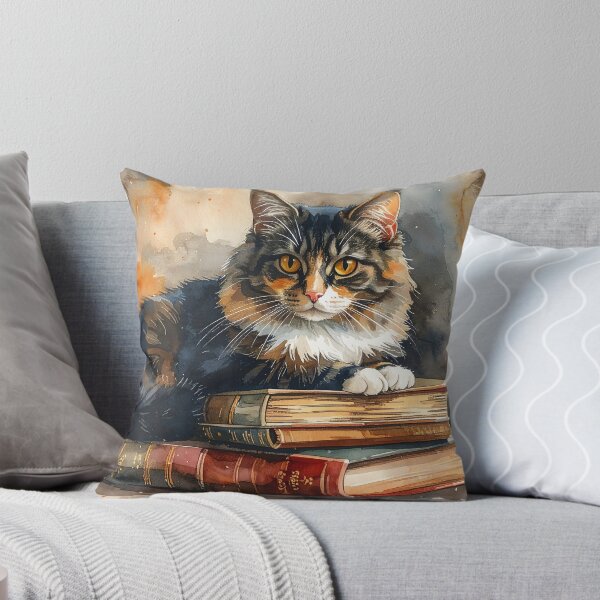 Item preview, Copy of Cat Sleeping on Books  designed and sold by BetweenForms.