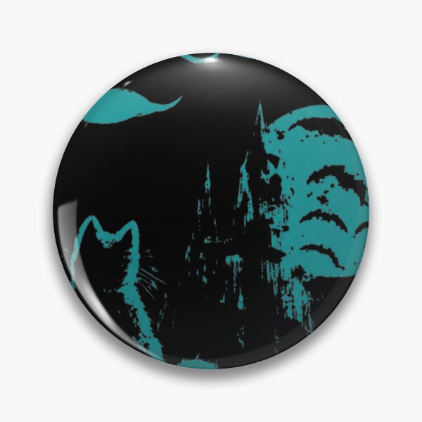 Item preview, The Cures Gothics Cat Moon Castle designed and sold by PalasGryzuary.
