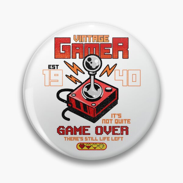 Item preview, Vintage Gamer Since 1940 Funny Birthday Gaming designed and sold by JRRTs.