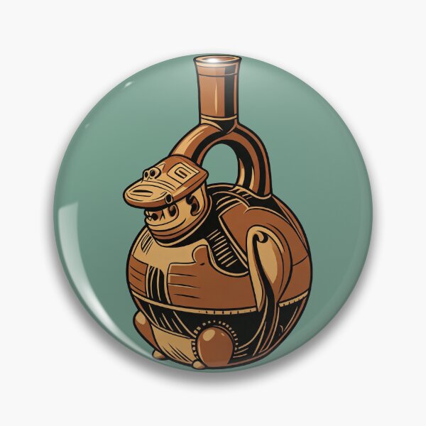 Item preview, pre-Hispanic ceramic vessel designed and sold by mixoubraw.