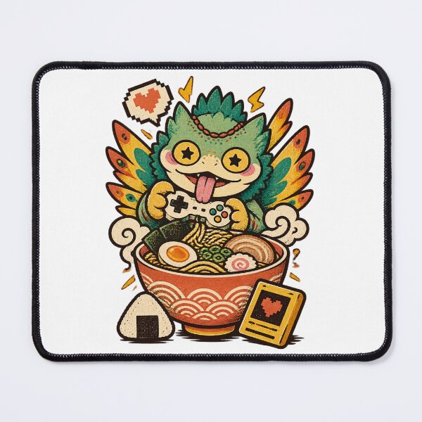 Item preview, Vintage Pukei Pukei Ramen Bowl Illustration with Retro Style designed and sold by Milk McLactose.