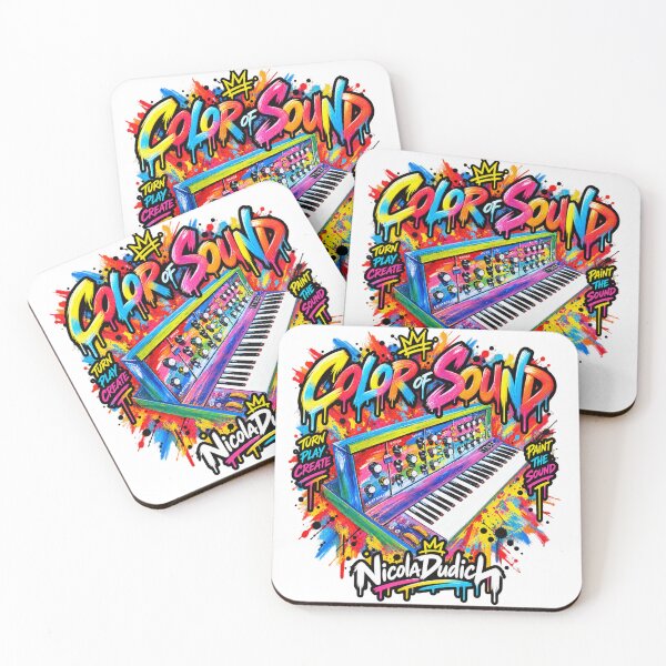 Item preview, Color of Sound – Colorful Analog Synthesizer Art designed and sold by NicolaDudich.