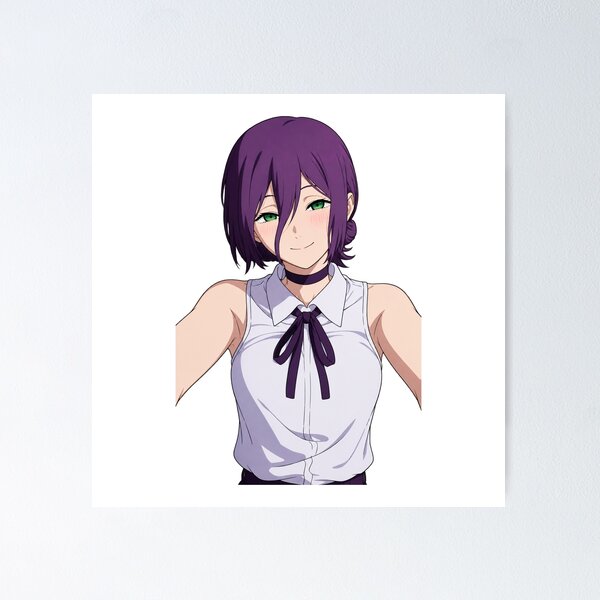 Item preview, Reze White Blouse Portrait designed and sold by Migi-Desu.