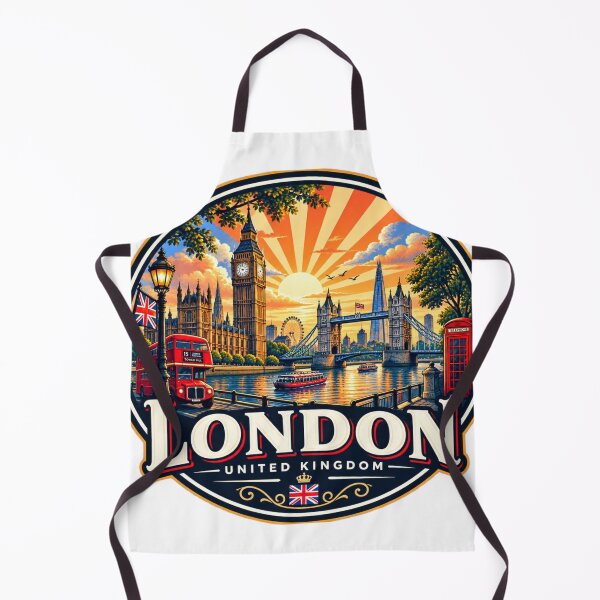 Item preview, London England Vintage Travel Poster designed and sold by timiparkerart.