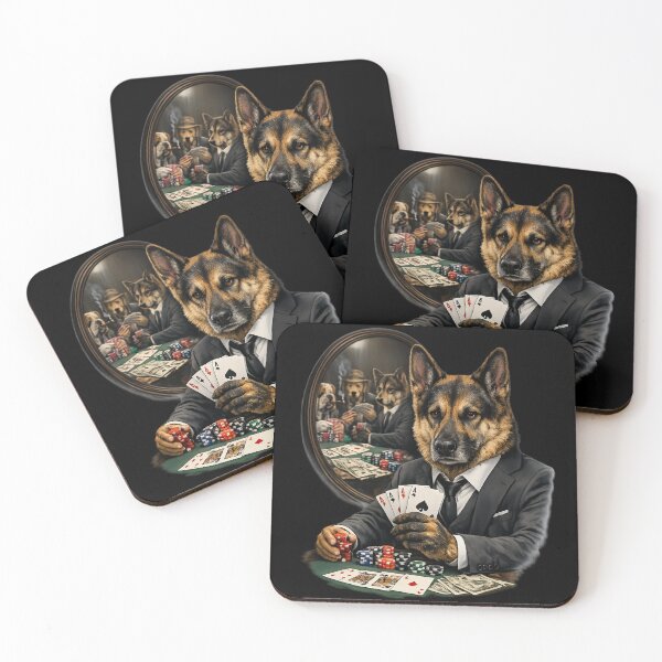 Item preview, Dogs playing poker designed and sold by -ADRIAV-.