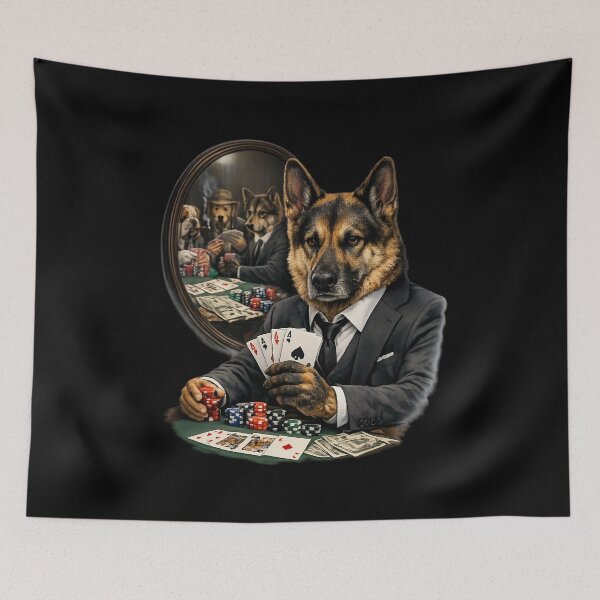 Item preview, Dogs playing poker designed and sold by -ADRIAV-.