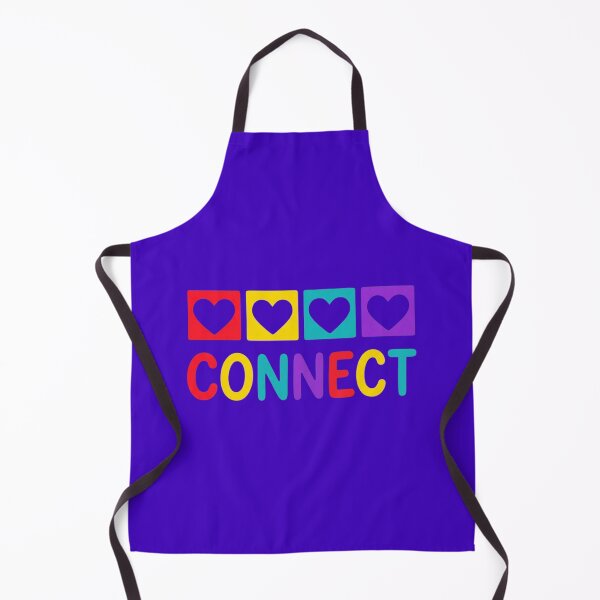 Item preview, Colorful Connect Typography With Rainbow Hearts Unity Art designed and sold by ANJ Creative Designs.