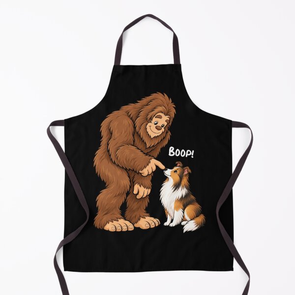 Item preview, Bigfoot and Shetland Sheepdog Boop Fun Design Sasquatch designed and sold by rafaeltto.