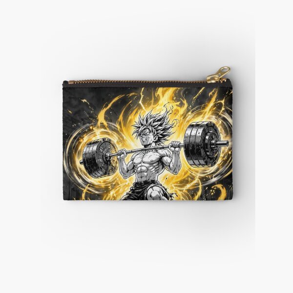 Item preview, Power Unleashed: Anime Weightlifting Warrior Art designed and sold by Tonioverse.