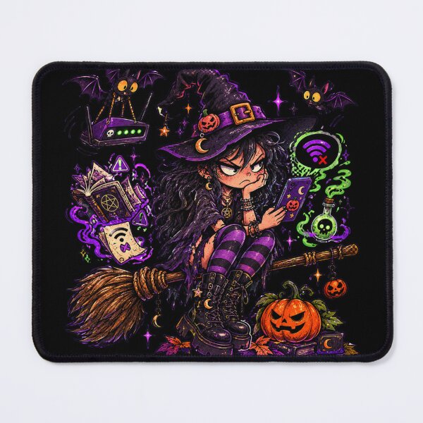 Item preview, Witch’s Wi-Fi Problem designed and sold by BiaSMartins.
