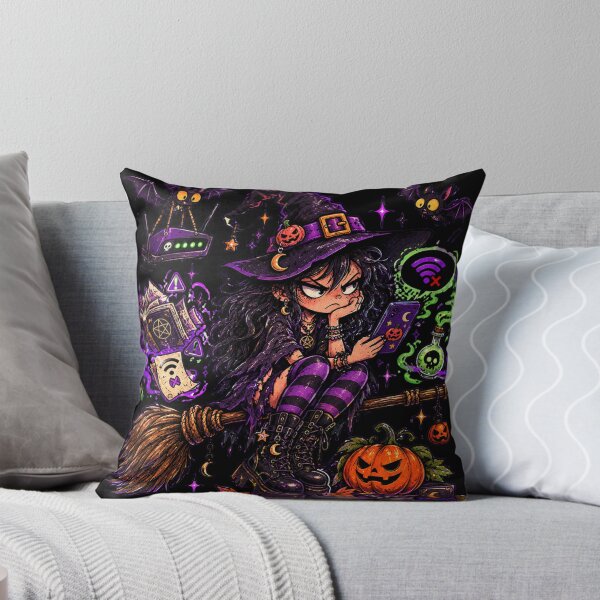 Item preview, Witch’s Wi-Fi Problem designed and sold by BiaSMartins.