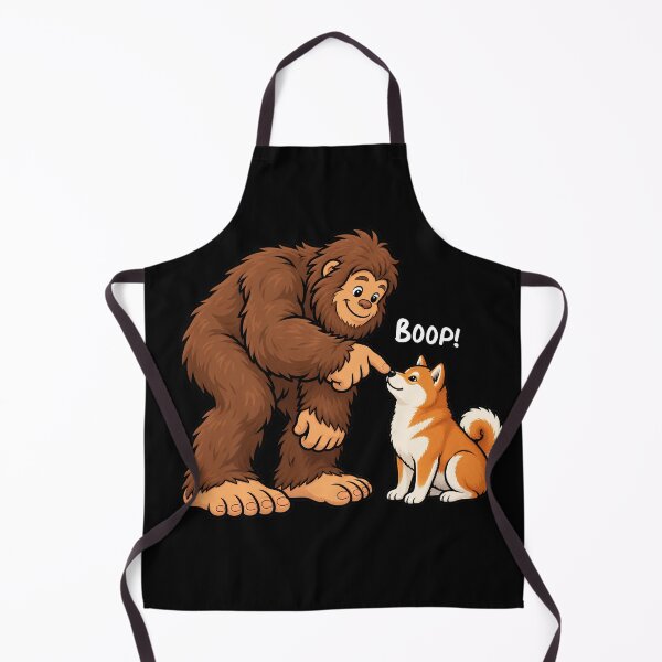 Item preview, Bigfoot and Shiba Inu Boop Fun Design Sasquatch designed and sold by rafaeltto.