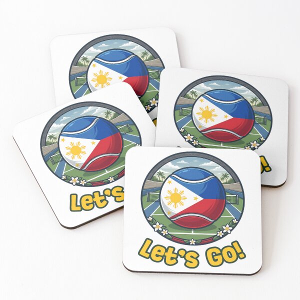 Item preview, Philippines Flag Tennis Emblem - Pinoy Pride Sports T-Shirt designed and sold by Tracstoree.