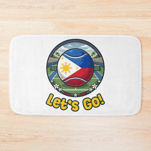 Item preview, Philippines Flag Tennis Emblem - Pinoy Pride Sports T-Shirt designed and sold by Tracstoree.