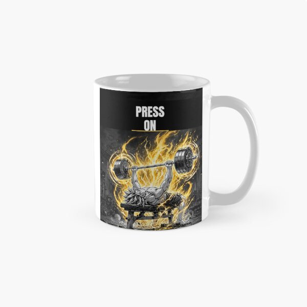 Item preview, Press On: Black and White Anime Bench Press Art designed and sold by Tonioverse.