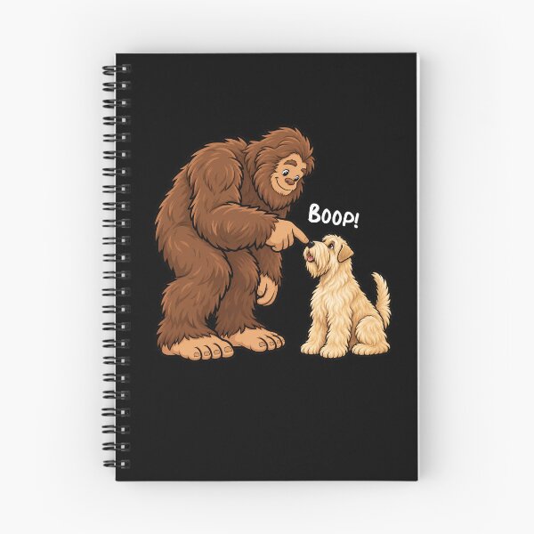 Item preview, Bigfoot and Soft Coated Wheaten Terrier Boop Fun Design Sasquatch designed and sold by rafaeltto.