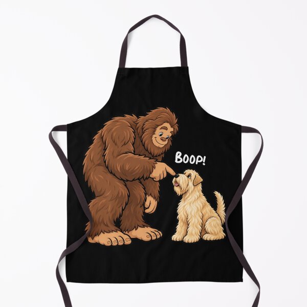 Item preview, Bigfoot and Soft Coated Wheaten Terrier Boop Fun Design Sasquatch designed and sold by rafaeltto.