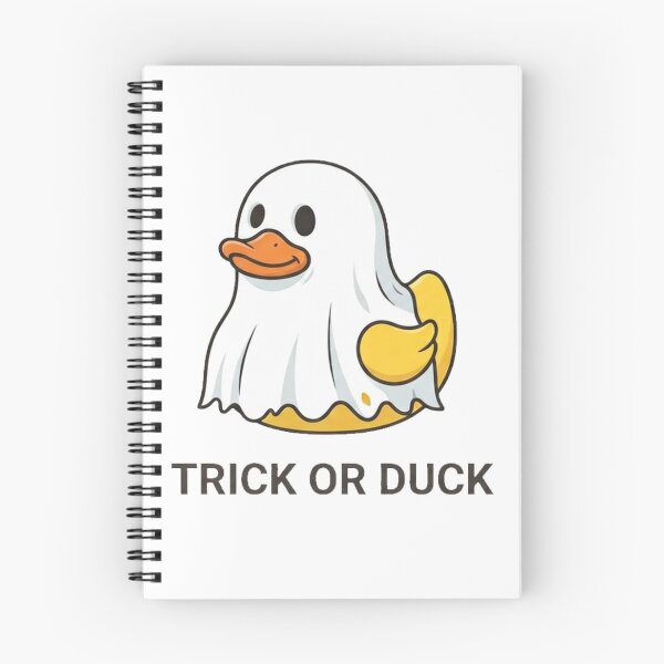 Item preview, Trick or Duck - Cute Ghost Rubber Duck Halloween Funny Gift T-Shirt designed and sold by 9KYC4.