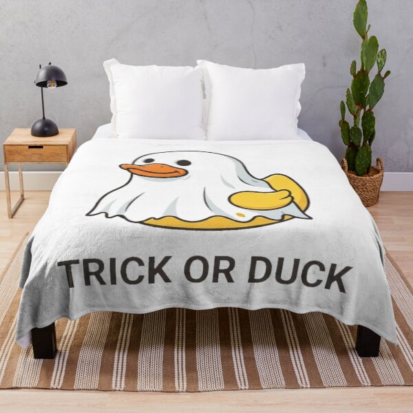 Item preview, Trick or Duck - Cute Ghost Rubber Duck Halloween Funny Gift T-Shirt designed and sold by 9KYC4.