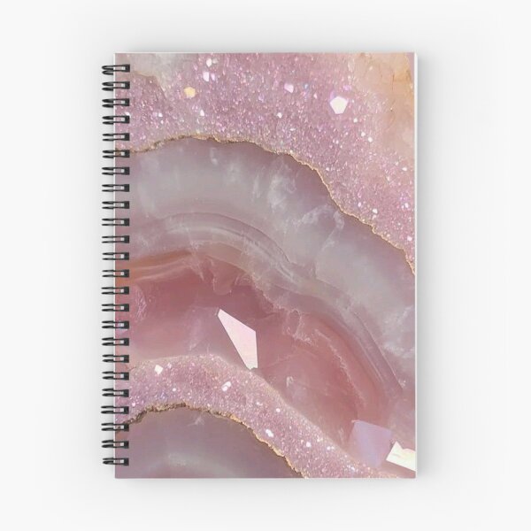Item preview, Pink Quartz Crystal Geode Texture with Gold Veins designed and sold by LYAN-STORE.