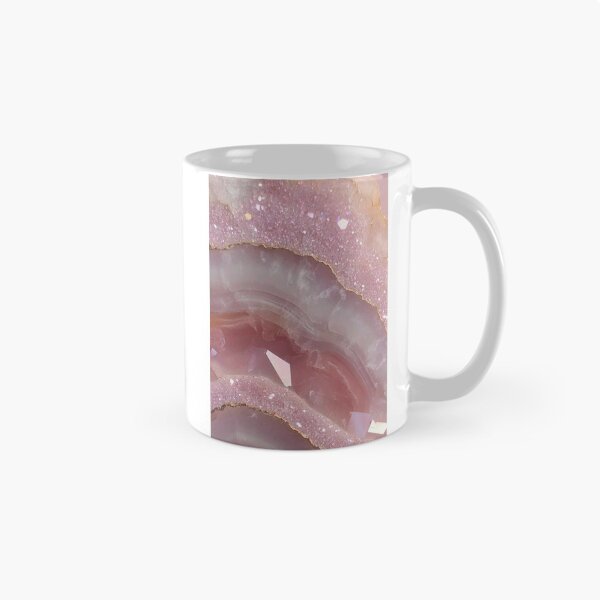 Item preview, Pink Quartz Crystal Geode Texture with Gold Veins designed and sold by LYAN-STORE.