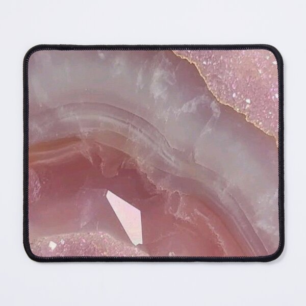 Item preview, Pink Quartz Crystal Geode Texture with Gold Veins designed and sold by LYAN-STORE.