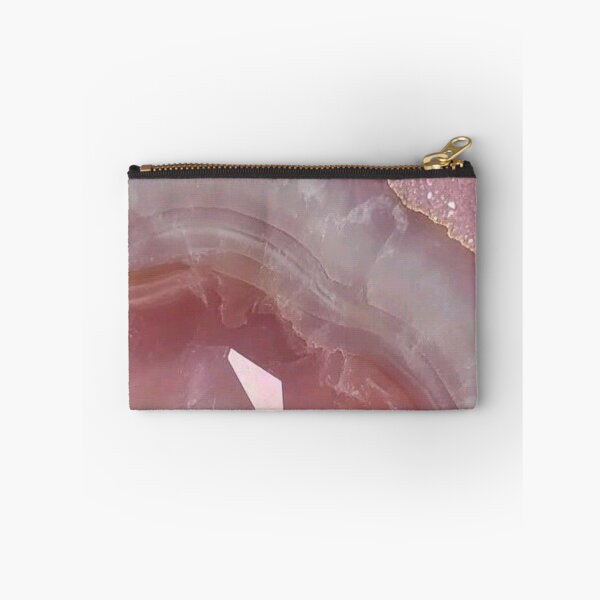 Item preview, Pink Quartz Crystal Geode Texture with Gold Veins designed and sold by LYAN-STORE.