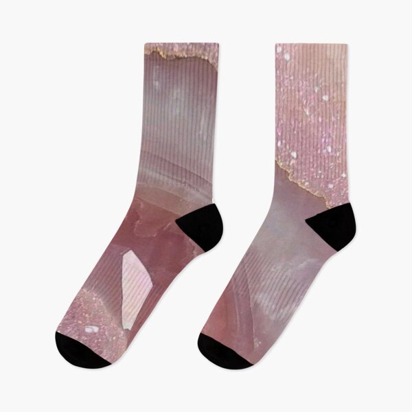Item preview, Pink Quartz Crystal Geode Texture with Gold Veins designed and sold by LYAN-STORE.
