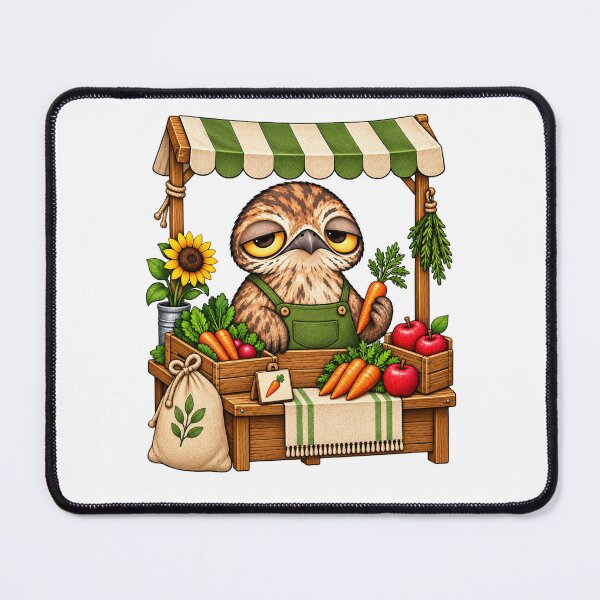 Item preview, Potoo Bird Farmers Market | Cute Vegetable Seller Gardening Gift designed and sold by MrDev.