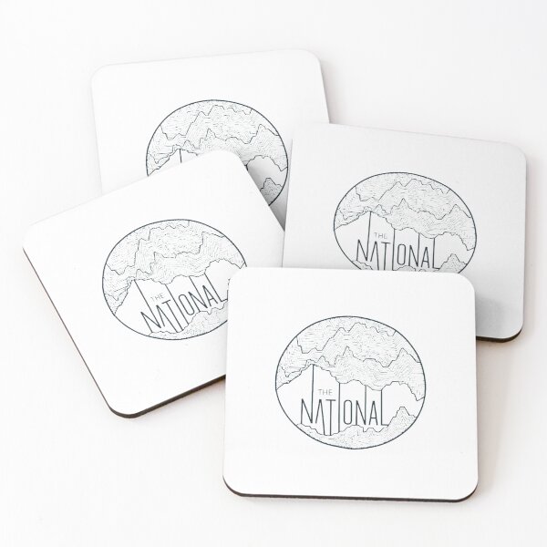 Item preview, The Nationals Band Mountain Contour Line designed and sold by PalasGryzuary.
