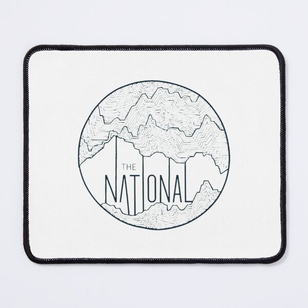 Item preview, The Nationals Band Mountain Contour Line designed and sold by PalasGryzuary.