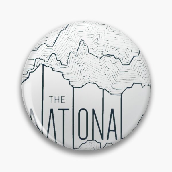 Item preview, The Nationals Band Mountain Contour Line designed and sold by PalasGryzuary.
