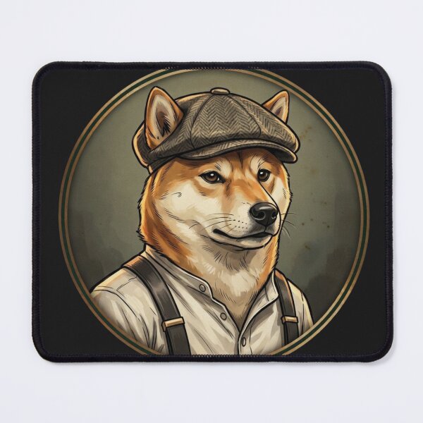 Item preview, Shiba Inu DOG as a 1920s speakeasy gangster designed and sold by 123ks.