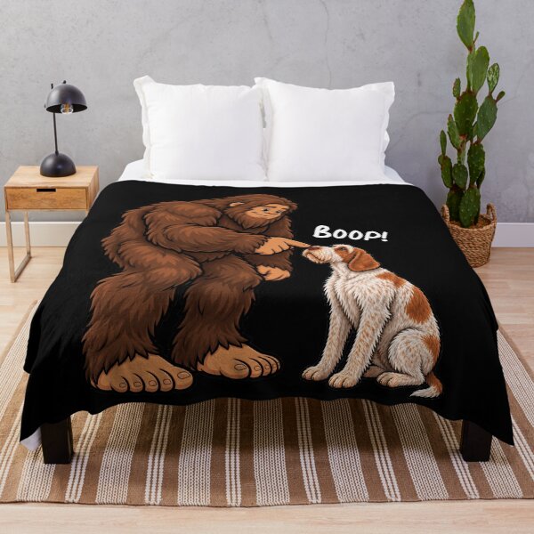 Item preview, Bigfoot and Spinone Italiano Boop Fun Design Sasquatch designed and sold by rafaeltto.