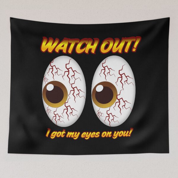 Item preview, Watch Out! Bloodshot Eyeballs designed and sold by nwinspire.