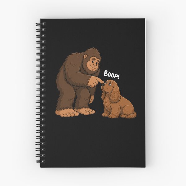 Item preview, Bigfoot and Sussex Spaniel Boop Fun Design Sasquatch designed and sold by rafaeltto.
