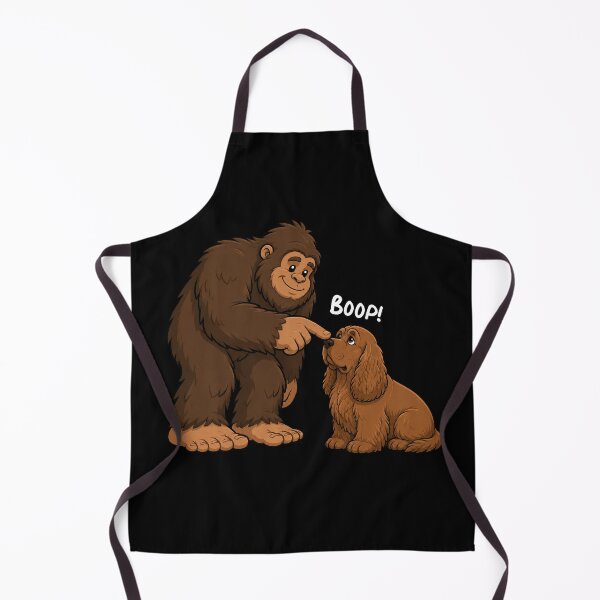 Item preview, Bigfoot and Sussex Spaniel Boop Fun Design Sasquatch designed and sold by rafaeltto.